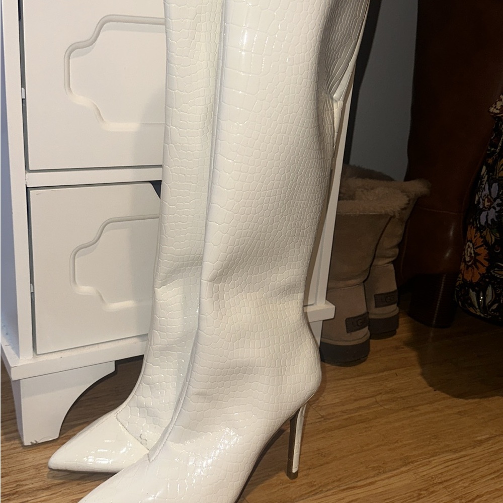 White boots